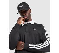 adidas Originals Polo rugby manches longues 3-Stripes - Noir S