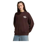 Adidas Originals Athl Dept Knitted Sweatshirt Femme - Sweats, Marron - Taille S (34-36) - Toile de coton Brown S (34-36)