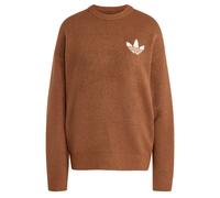 ADIDAS ORIGINALS Pull-over 'Athletic Dept' marron / blanc, Taille XL