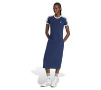 Adidas Originals Robe Midi à Manches Courtes 3 Stripes Slim