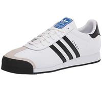 adidas Originals Samoa Retro Sneaker Running Shoe, White/Black, Men's 10.5, Women's 11.5 Medium
