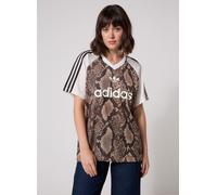adidas originals SATIN SNAKE TEE JERSEY pour XL Marron