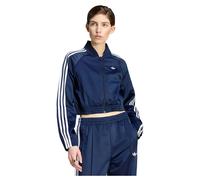 Adidas Originals Satin Sst Full Zip Sweatshirt Bleu XS Femme