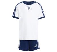 Adidas Originals Disney Short T-shirt Set Blanc,Bleu 5-6 Years Fille