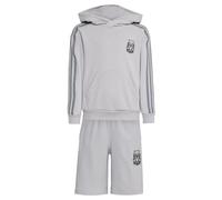 Ensemble short à capuche adidas x Minecraft Enfants Light Solid Grey 5-6A