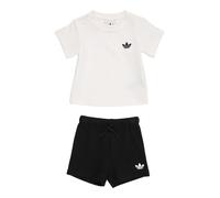 ADIDAS ORIGINALS Set 'REGULAR WAFFLE SHORT T-SHIRT' noir / blanc, Taille 86
