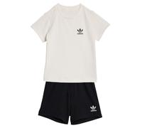 ADIDAS ORIGINALS Set 'REGULAR WIDE RIB SHORT T-SHIRT' noir / blanc, Taille 74