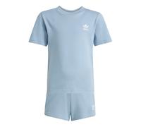 ADIDAS ORIGINALS Set 'Shorts and Tee Set' bleu clair / blanc, Taille 122