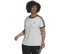 Adidas Originals Slim 3-Stripe T-Shirt Blanc 4X (32-34) Female
