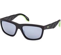Adidas Originals Square Sunglasses Noir mat Hommes Unisex