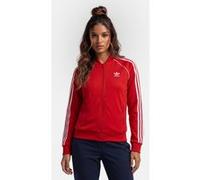 Adidas Originals - SweaT-shirt zippé élégant - Femme - Sweatshirts et sweats à capuche - Rouge - Taille: 34 FR