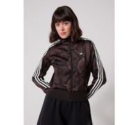 Adidas Originals Veste mi-saison Firebird Satin imprimé serpent Marron Taille M Femme