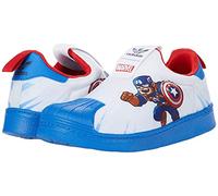 adidas Originals Superstar 360 Sneaker, White/White/Vivid Red, 3 US Unisex Little Kid