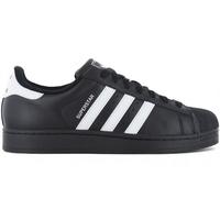 Adidas Originals Superstar II 2 - Baskets Sneakers En Cuir Noir JI0079 NEU