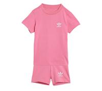 ADIDAS ORIGINALS Survêtement 'Cycling Shorts and Tee Set' rose clair / blanc, Taille 86