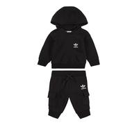 ADIDAS ORIGINALS Survêtement 'Hoodie Cargo Set' noir / blanc, Taille 98