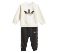 ADIDAS ORIGINALS Survêtement 'LOOSE CREW' crème / marron / brun foncé, Taille 98