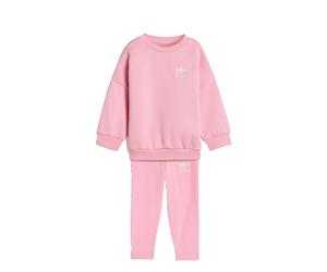 ADIDAS ORIGINALS Survêtement 'OVERSIZED CREW LEGGINGS' rose, Taille 92