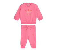 ADIDAS ORIGINALS Survêtement 'Trefoil' rose clair / rouge clair / blanc, Taille 98