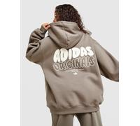 adidas Originals Sweat à capuche graphique Wave - Marron M