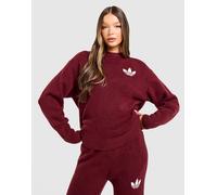 adidas Originals Sweat Crew Trefoil Knit - Active Maroon M
