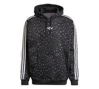 adidas Sweat-shirt Leo All Over Print Loose Hoodie in Noir EU M
