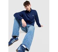 adidas Originals Sweatshirt zippé 1/4 Trefoil Essentials - Bleu XS