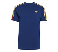 ADIDAS ORIGINALS T-Shirt '3-STRIPES' bleu foncé / jaune / rouge, Taille S