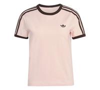 ADIDAS ORIGINALS T-shirt '3 STRIPES SLIM' brun foncé / rose, Taille XXXL-4XL