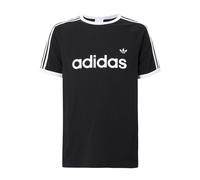 ADIDAS ORIGINALS T-Shirt '3S RINGER T' noir / blanc, Taille M