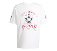 ADIDAS ORIGINALS T-Shirt '90s Football' rouge / noir / blanc, Taille XL