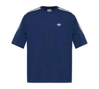 Adidas Originals - T-shirt à logo - Homme - Tops - Bleu - Taille: 2XL
