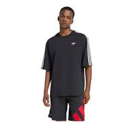 Adidas Originals Adicolor 3 Stripes Oversized Short Sleeve T-shirt Noir L Homme