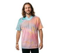 MAILLOT LOVE UNITES AOP Peach / Turquoise / RAINBOW XL