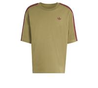 ADIDAS ORIGINALS T-Shirt 'Adicolor' olive / canneberge, Taille S