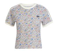 ADIDAS ORIGINALS T-shirt 'Adidas Originals x Liberty London Cali' bleu roi / jaune clair / noir / blanc, Taille 4XS