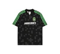 ADIDAS ORIGINALS T-Shirt 'Adidas Originals x Minecraft' gris foncé / citron vert / noir / blanc, Taille 170