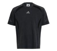 ADIDAS ORIGINALS T-Shirt 'Adilenium Season 4 Teamgeist' gris / noir / noir chiné, Taille XL