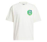 ADIDAS ORIGINALS T-Shirt 'Basketball' bleu / jaune / vert clair / blanc, Taille L