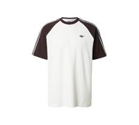 ADIDAS ORIGINALS T-Shirt marron / blanc, Taille L
