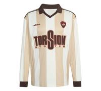 ADIDAS ORIGINALS T-Shirt 'Britcore' brun foncé / pierre / blanc, Taille L