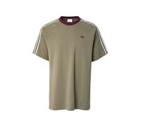 ADIDAS ORIGINALS T-Shirt 'BRITCORE' kaki / bordeaux / blanc, Taille XS