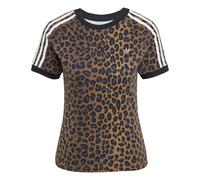 ADIDAS ORIGINALS T-shirt 'Cali' marron / noir / blanc, Taille 4XS