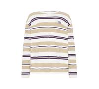 Adidas Originals 90s Alternative Sport Stripe Waffle Long Sleeve T-shirt Beige L Homme