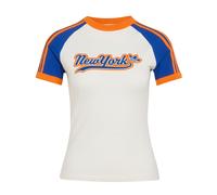 ADIDAS ORIGINALS T-shirt 'City' bleu / orange / blanc, Taille L