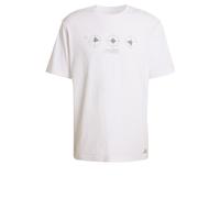 ADIDAS ORIGINALS T-Shirt 'F50' gris argenté / blanc, Taille XL