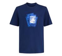 ADIDAS ORIGINALS T-Shirt 'Firebird' bleu / bleu marine / argent, Taille 176
