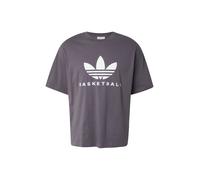 ADIDAS ORIGINALS T-Shirt gris foncé / blanc, Taille S