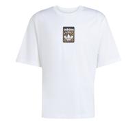 ADIDAS ORIGINALS T-Shirt 'Leo' bleu foncé / chocolat / noir / blanc, Taille L