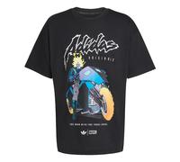 ADIDAS ORIGINALS T-Shirt 'Marvel Ghost Rider' bleu / jaune / noir / blanc, Taille S
